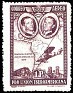 Spain 1930 Pro Union Iberoamericana 1 PTA Violet Brown Edifil 590. España 590. Uploaded by susofe